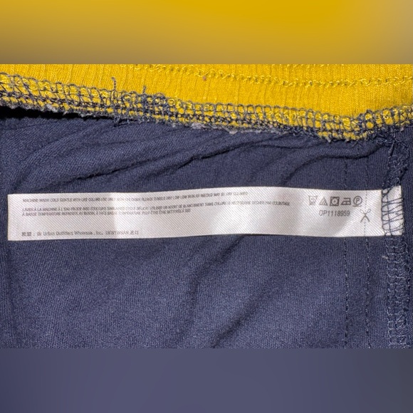 SATURDAY/SUNDAY Anthropologie Lisa Cropped Wide-Leg Pants Navy Blue Plus Size 1X - Picture 12 of 14